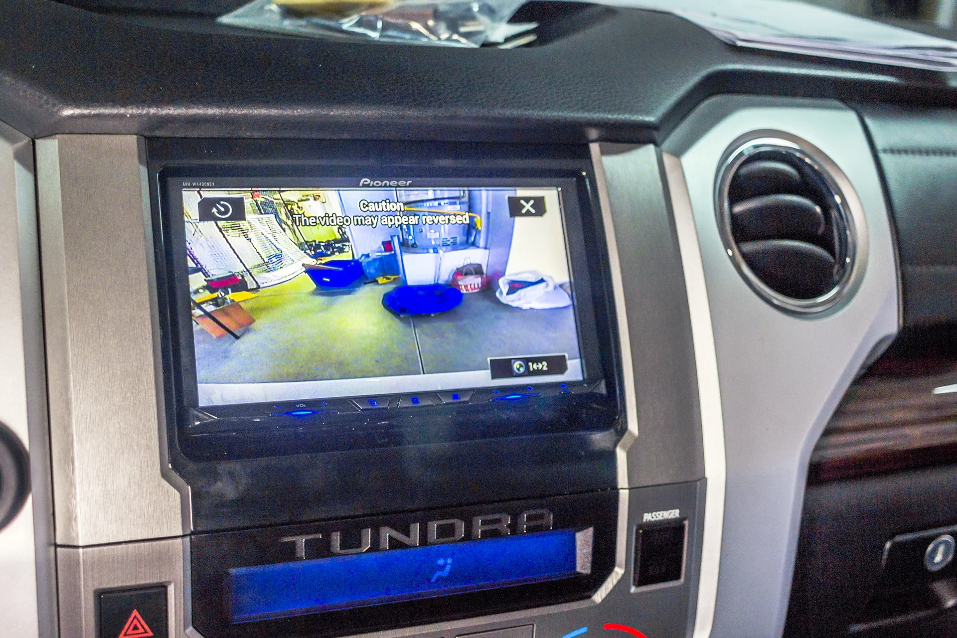 This 2016 Toyota Tundra had install a Pioneer AVH-W4400NEX and a
